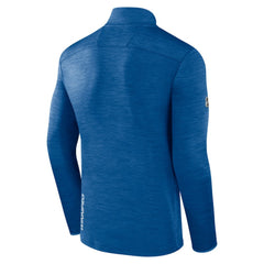 NHL Winnipeg Jets Fanatics Authentic Pro Lightweight Quarter-Zip Pullover - Heather Blue