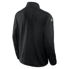 NHL Calgary Flames Fanatics Authentic Pro Rink Quarter-Zip Top - Black
