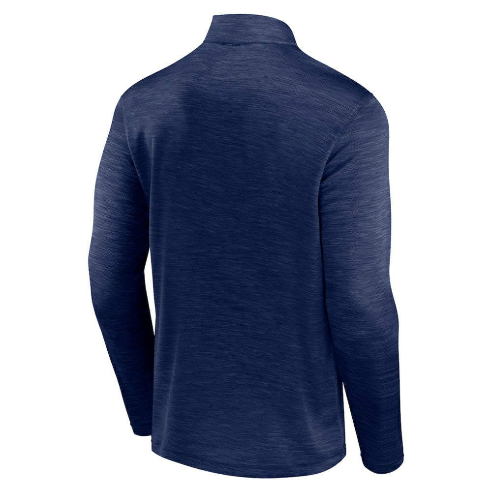 Minnesota Twins Fanatics Fundamentals Quarter-Zip Pullover - Heather Navy Pullover