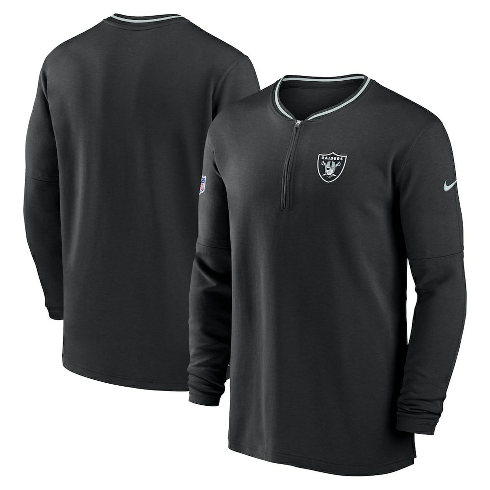 Las Vegas Raiders Coach Half-Zip Sweatshirt Black