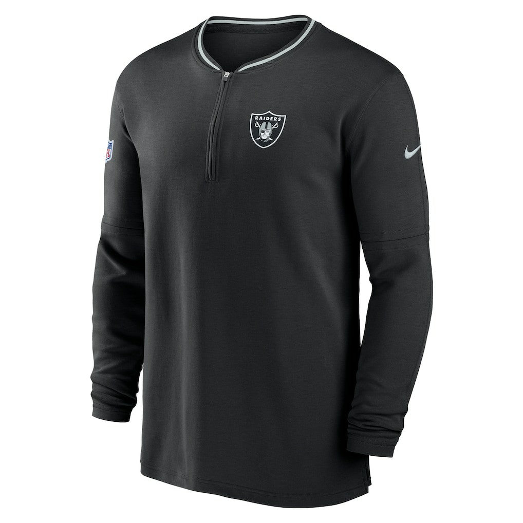 Las Vegas Raiders Coach Half-Zip Sweatshirt Black