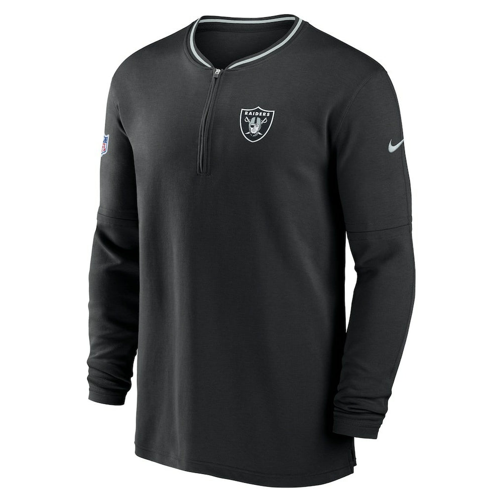 Las Vegas Raiders Coach Half-Zip Sweatshirt Black