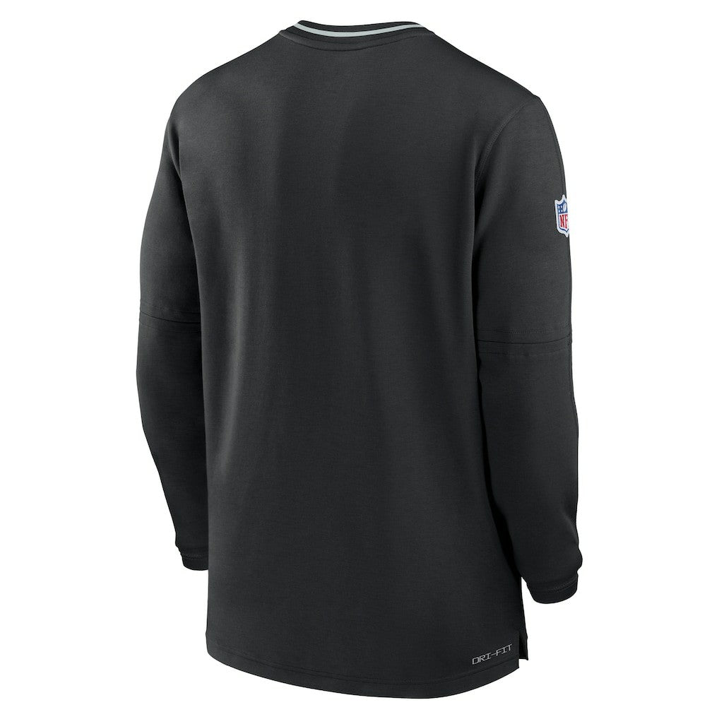 Las Vegas Raiders Coach Half-Zip Sweatshirt Black