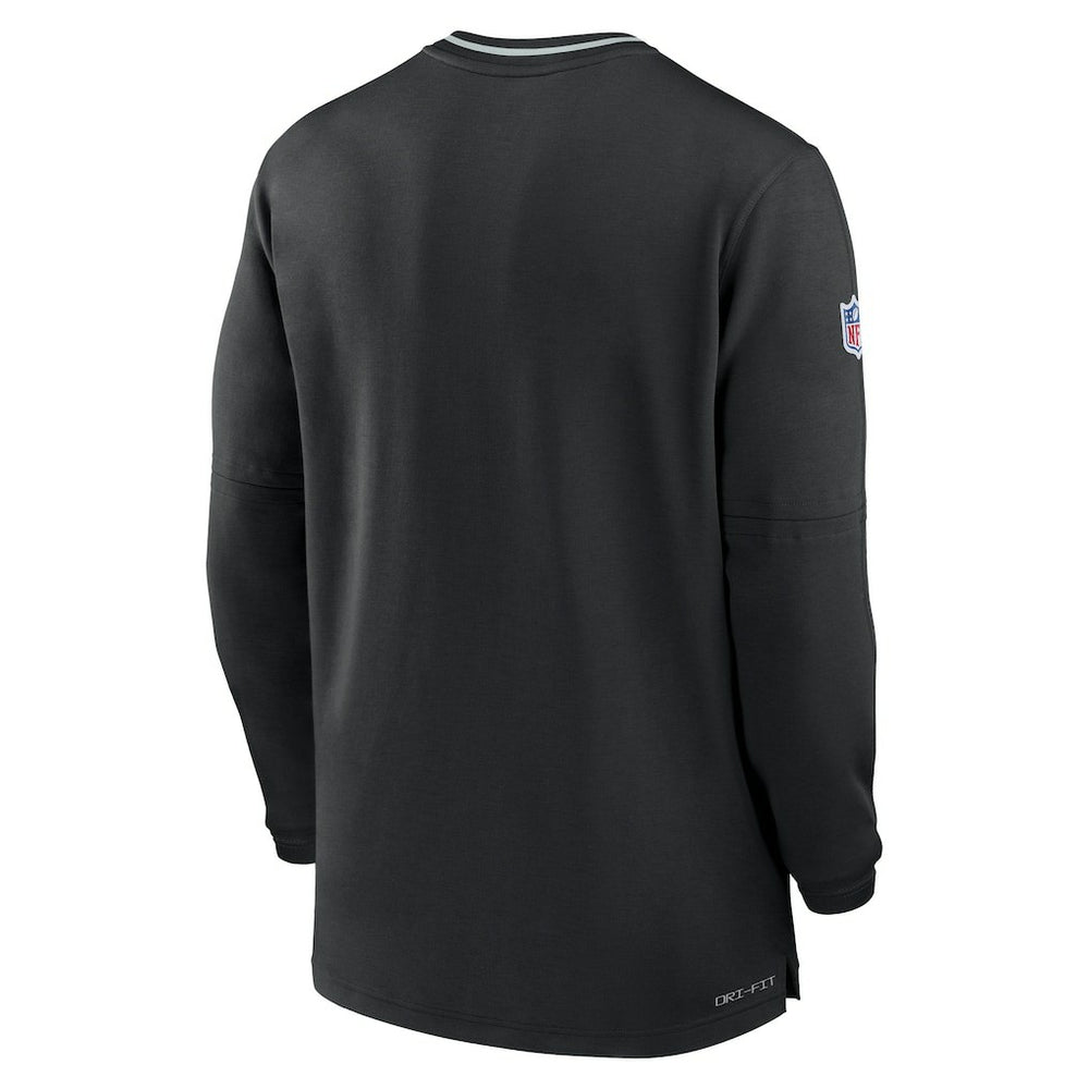Las Vegas Raiders Coach Half-Zip Sweatshirt Black