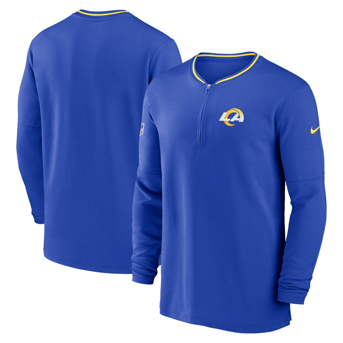 Los Angeles Rams Coach Half-Zip Sweatshirt Royal