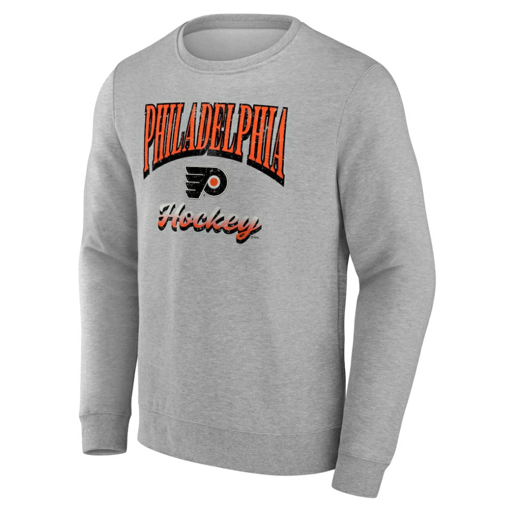 NHL Philadelphia Flyers Fanatics Light the Candle Fleece Pullover Sweatshirt - Gray