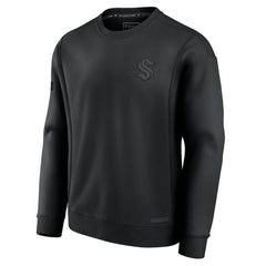 NHL Seattle Kraken Fanatics Authentic Pro Road Fleece Sweatshirt - Black