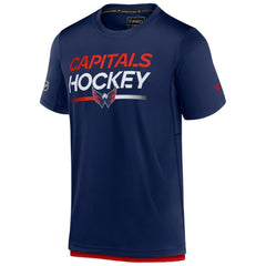 NHL Washington Capitals Fanatics Authentic Pro Tech T-Shirt - Navy