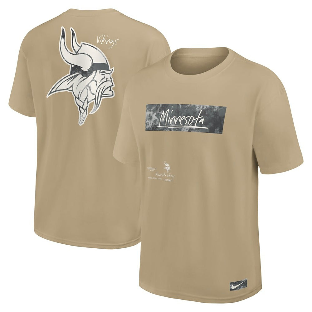 Minnesota Vikings Statement Max90 T-Shirt Tan