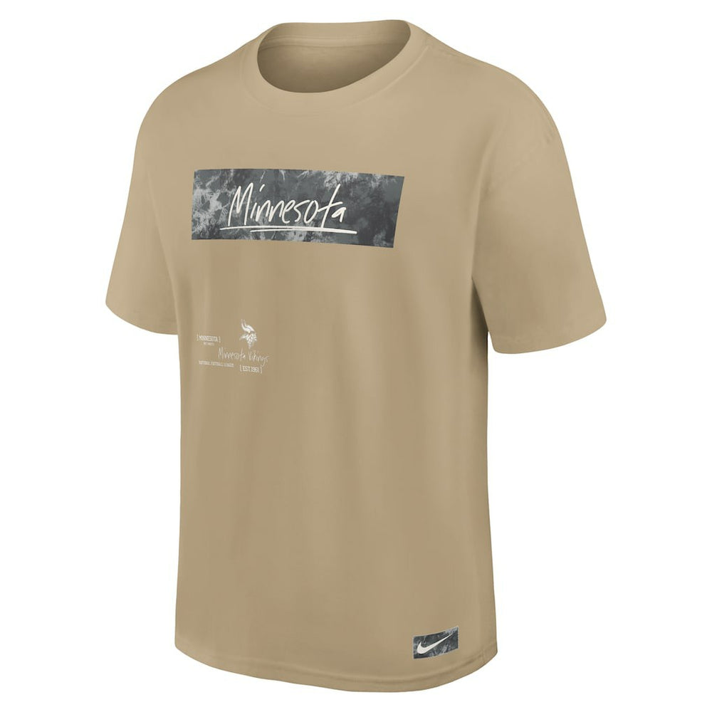 Minnesota Vikings Statement Max90 T-Shirt Tan
