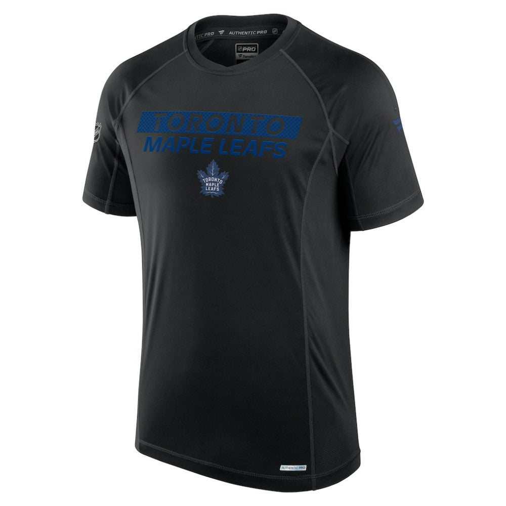 NHL Toronto Maple Leafs Fanatics Authentic Pro Tech Raglan T-Shirt - Black