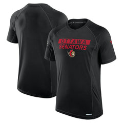 NHL Ottawa Senators Fanatics Authentic Pro Rink Tech T-Shirt - Black