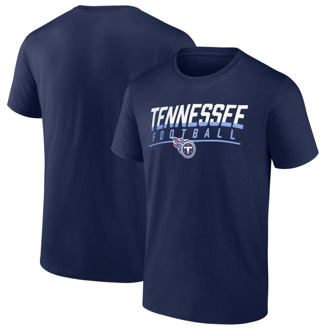 Tennessee Titans Blocked T-Shirt Navy