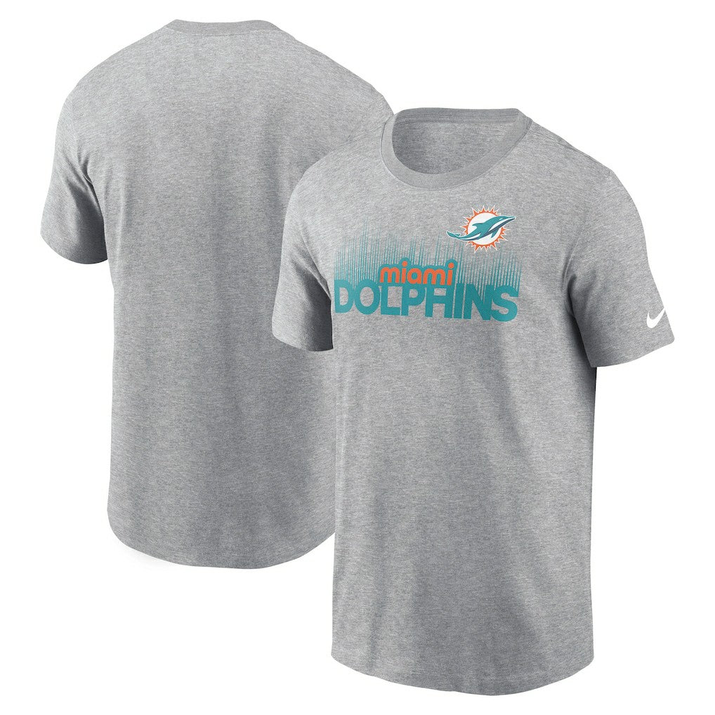 Miami Dolphins Local Essential T-Shirt Heather Gray