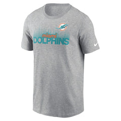 Miami Dolphins Local Essential T-Shirt Heather Gray