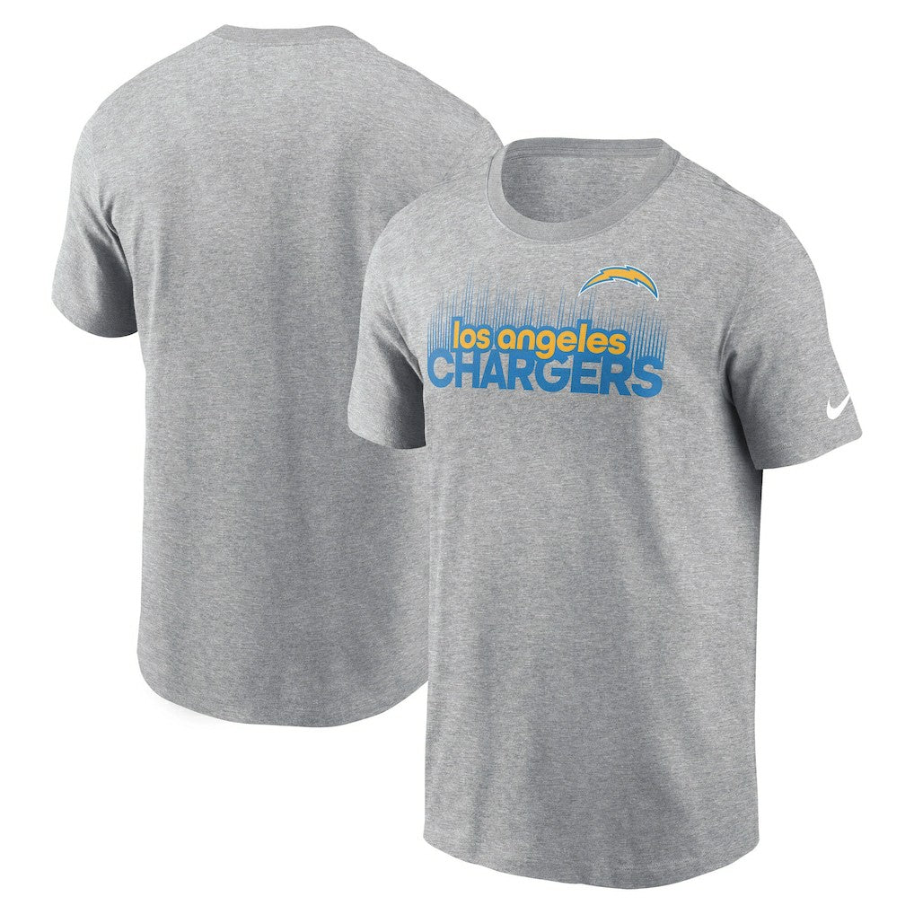 Los Angeles Chargers Local Essential T-Shirt Heather Gray