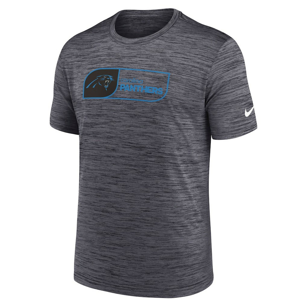 Carolina Panthers Velocity Jock Tag Performance T-Shirt Black