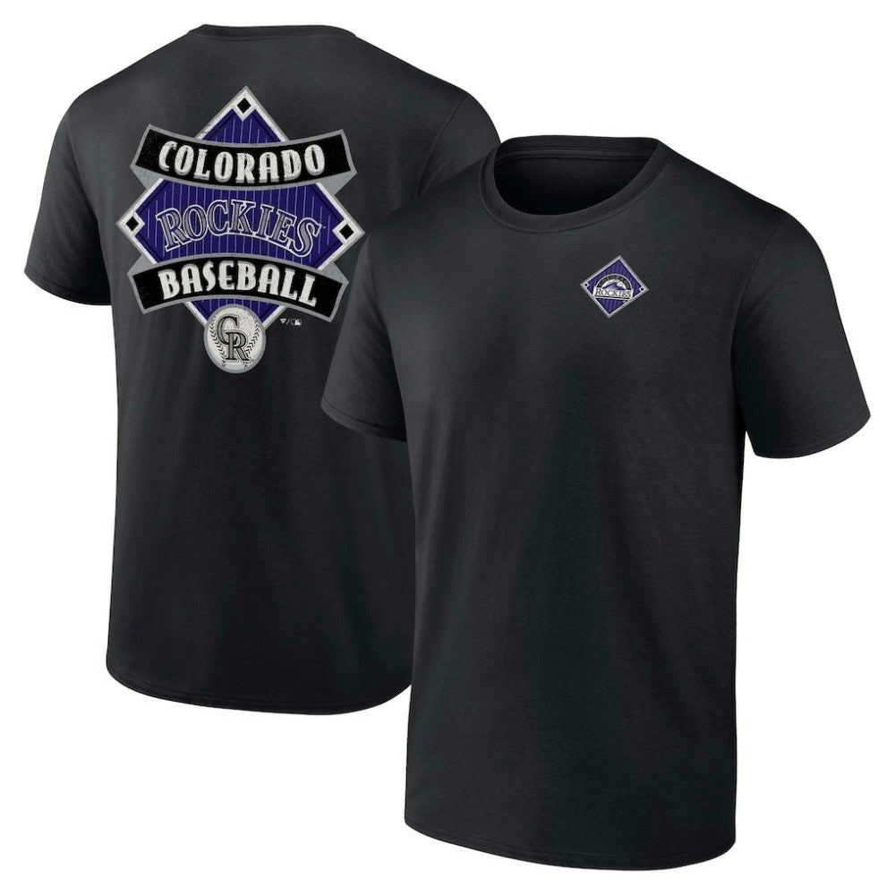 Colorado Rockies Fanatics Field Play T-Shirt - Black T-shirts