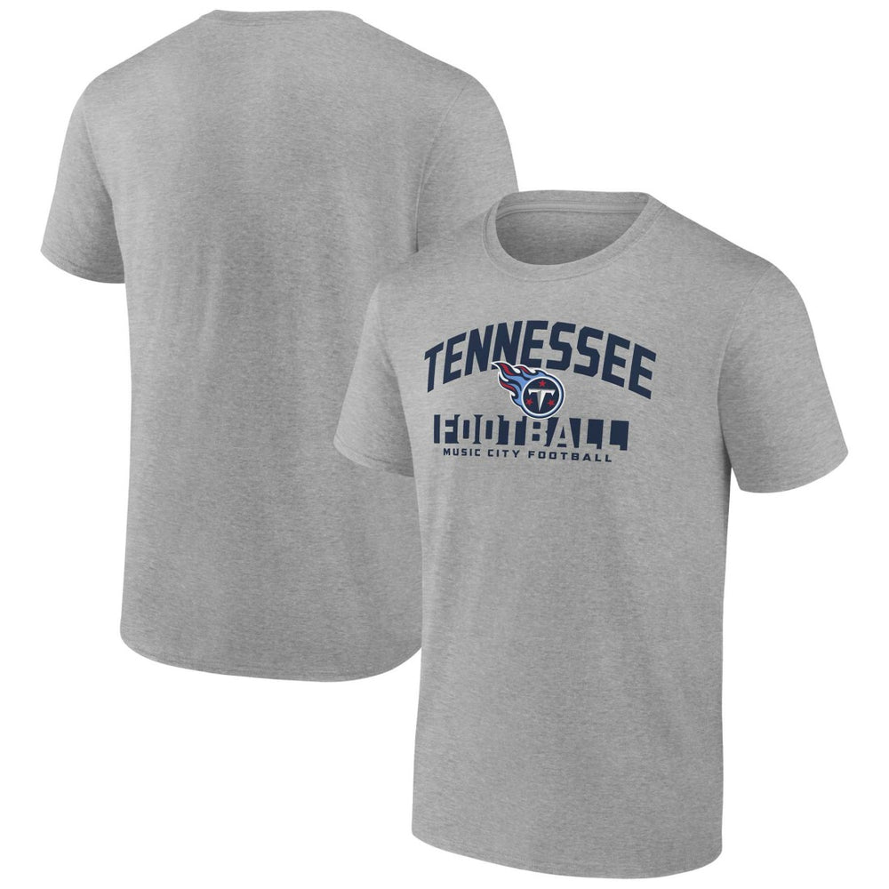 Tennessee Titans Screen Blocking T-Shirt Heather Gray