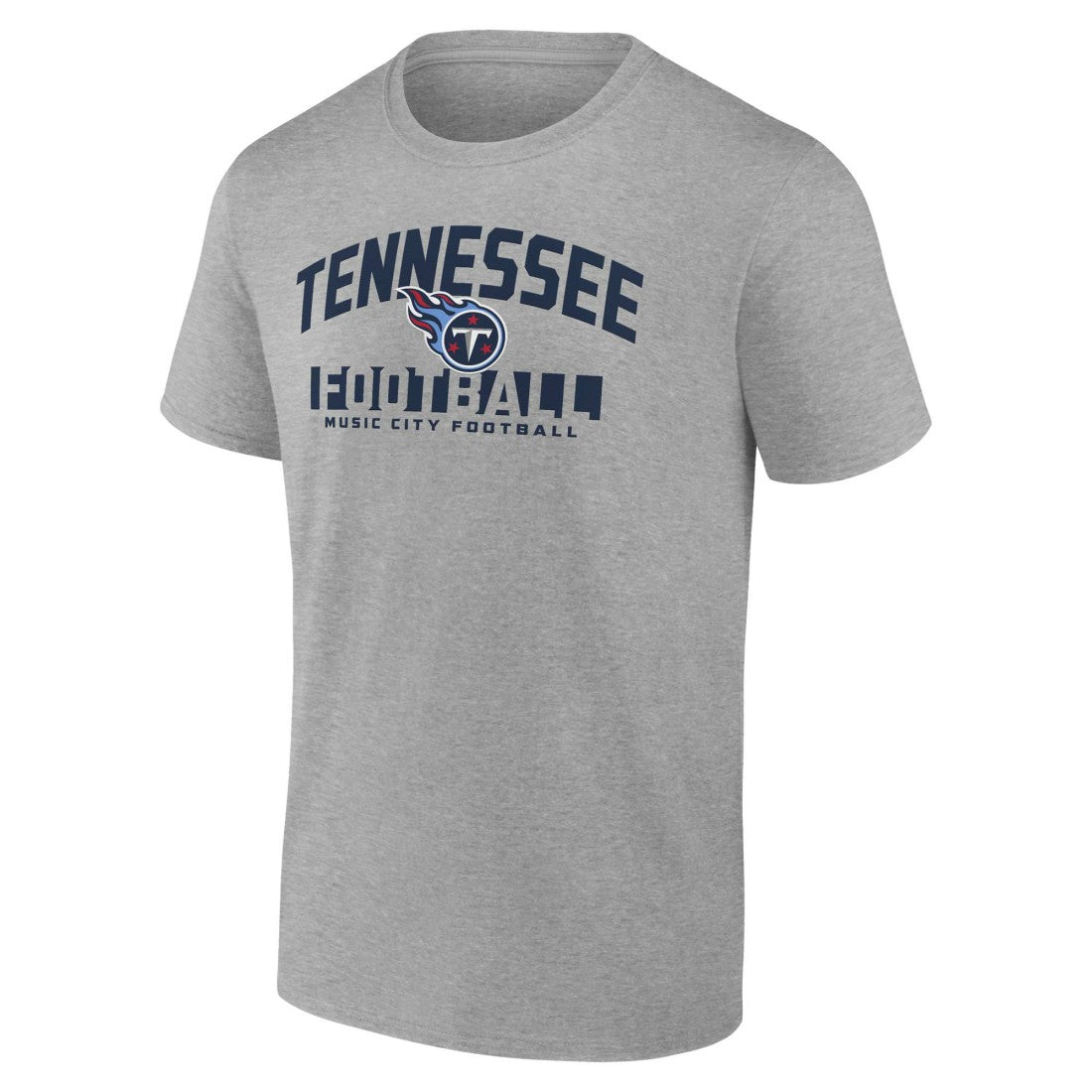 Tennessee Titans Screen Blocking T-Shirt Heather Gray