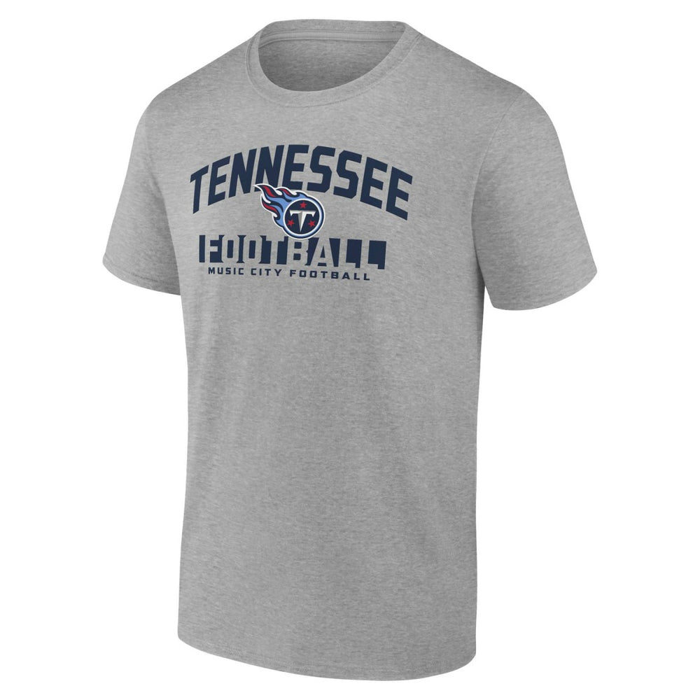 Tennessee Titans Screen Blocking T-Shirt Heather Gray