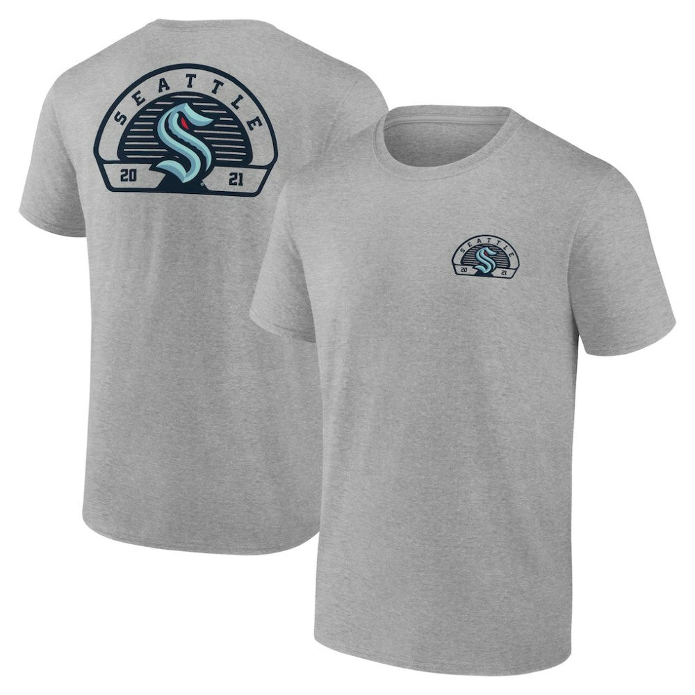 NHL Seattle Kraken Fanatics Valor T-Shirt - Gray