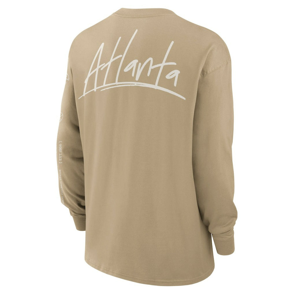 Atlanta Falcons Essential Statement Max90 Long Sleeve T-Shirt Tan