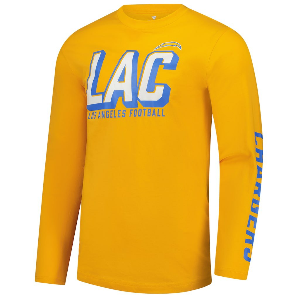 Los Angeles Chargers Long Sleeve T-Shirt Gold