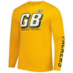 Green Bay Packers Long Sleeve T-Shirt Gold