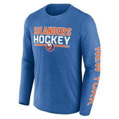 NHL New York Islanders Fanatics Sweep Iconic Synthetic Long Sleeve T-Shirt - Heather Royal