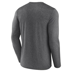 NHL Los Angeles Kings Fanatics Sweep Iconic Synthetic Long Sleeve T-Shirt - Heather Charcoal