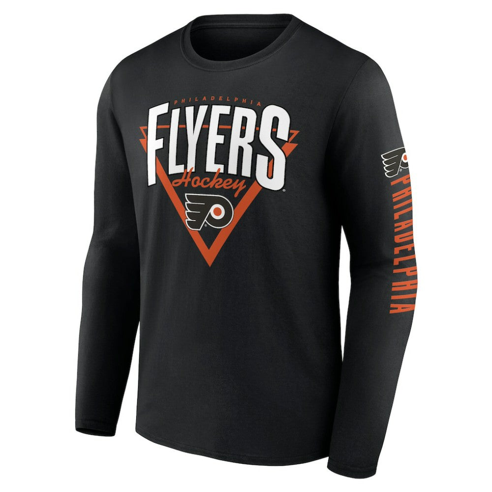NHL Philadelphia Flyers Fanatics Headline Long Sleeve T-Shirt - Black