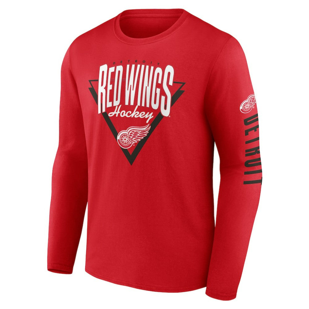 NHL Detroit Red Wings Fanatics Headline Long Sleeve T-Shirt - Red