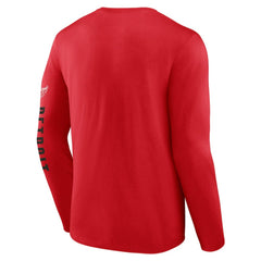 NHL Detroit Red Wings Fanatics Headline Long Sleeve T-Shirt - Red