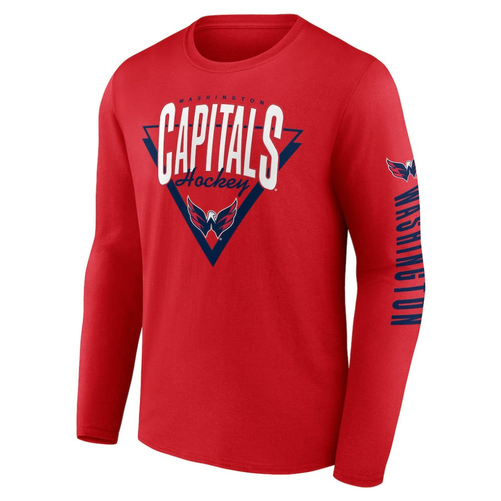 NHL Washington Capitals Fanatics Headline Long Sleeve T-Shirt - Red