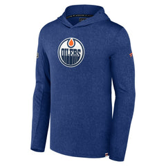 NHL Edmonton Oilers Fanatics Authentic Pro Lightweight Pullover Hoodie - Royal