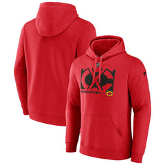 NHL Chicago Blackhawks Fanatics Fleece Pullover Hoodie - Red