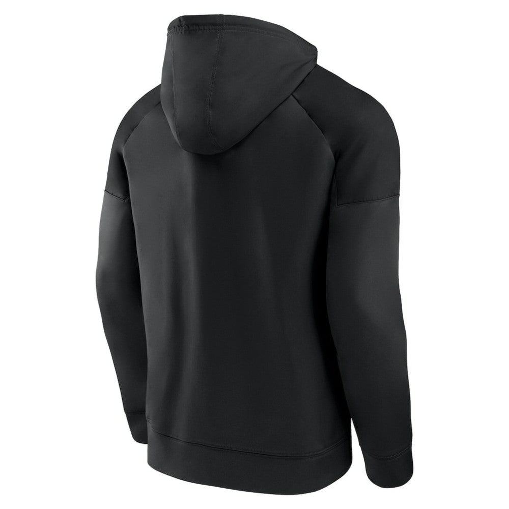 NHL Calgary Flames Fanatics Black Ice Defender Raglan Pullover Hoodie