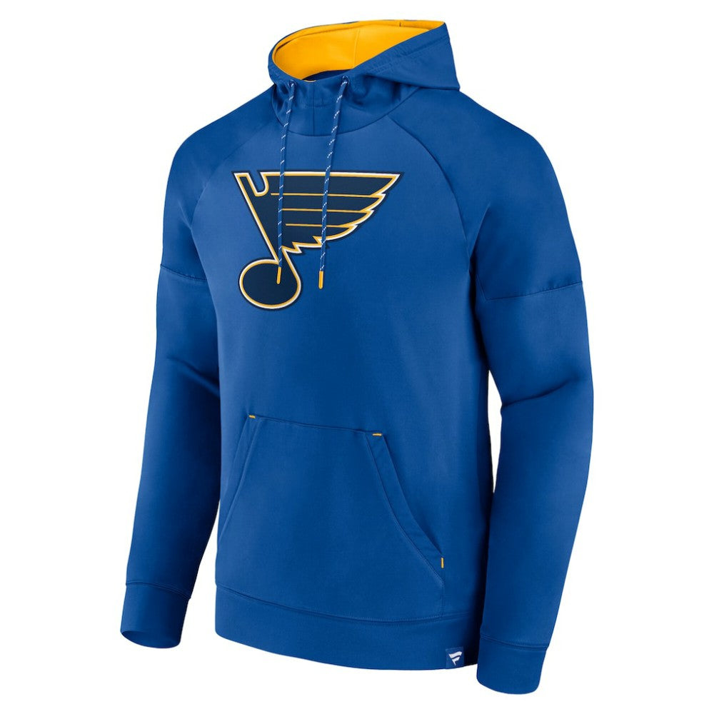 NHL St. Louis Blues Fanatics Iconic Defender Raglan Pullover Hoodie - Royal