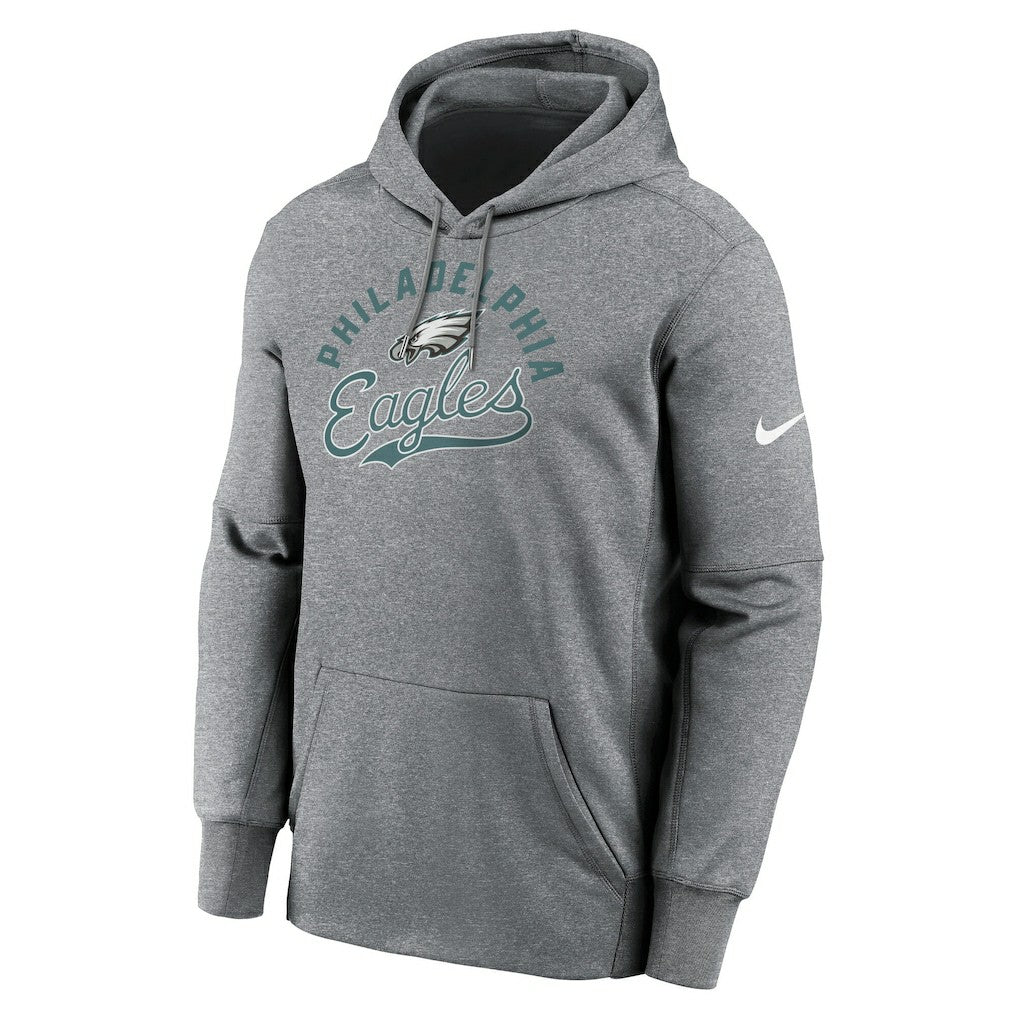 Philadelphia Eagles Performance Fleece Pullover Hoodie Heather Gray