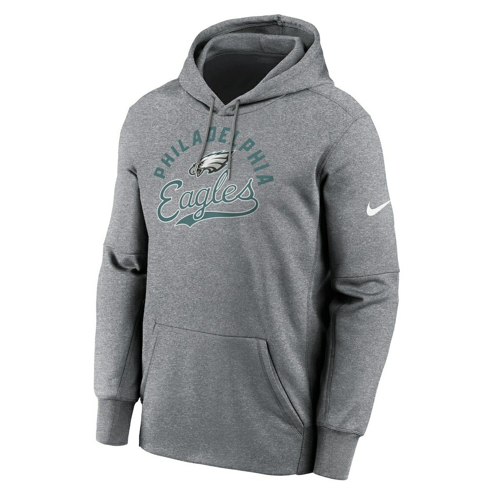 Philadelphia Eagles Performance Fleece Pullover Hoodie Heather Gray