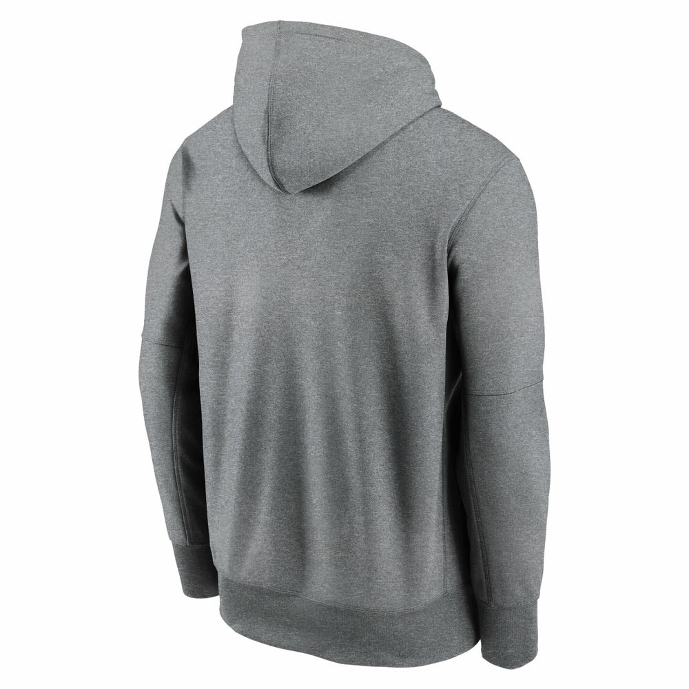 New York Jets Performance Fleece Pullover Hoodie Heather Gray