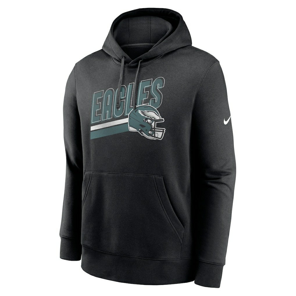 Philadelphia Eagles Club Fleece Pullover Hoodie Black