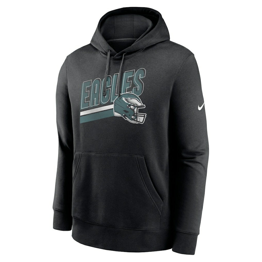 Philadelphia Eagles Club Fleece Pullover Hoodie Black