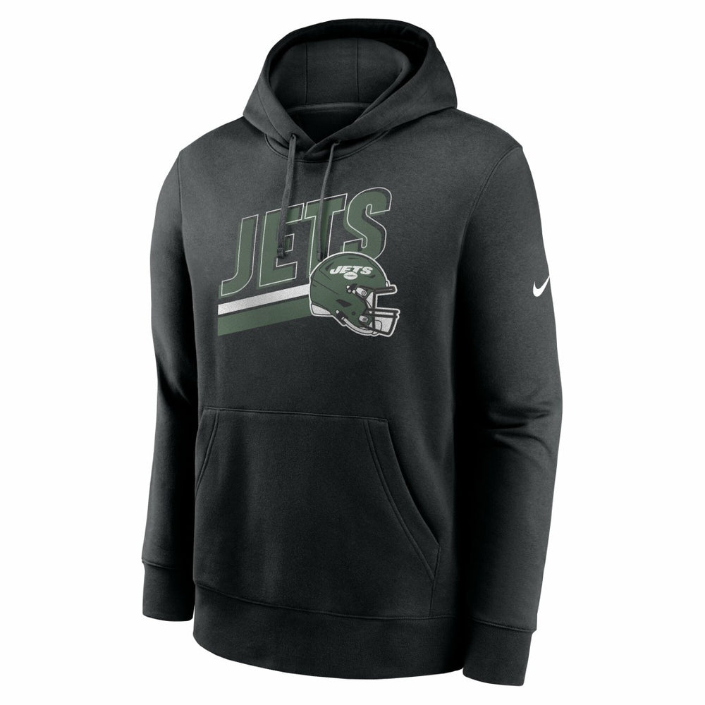 New York Jets Club Fleece Pullover Hoodie Black