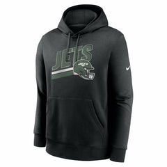 New York Jets Club Fleece Pullover Hoodie Black