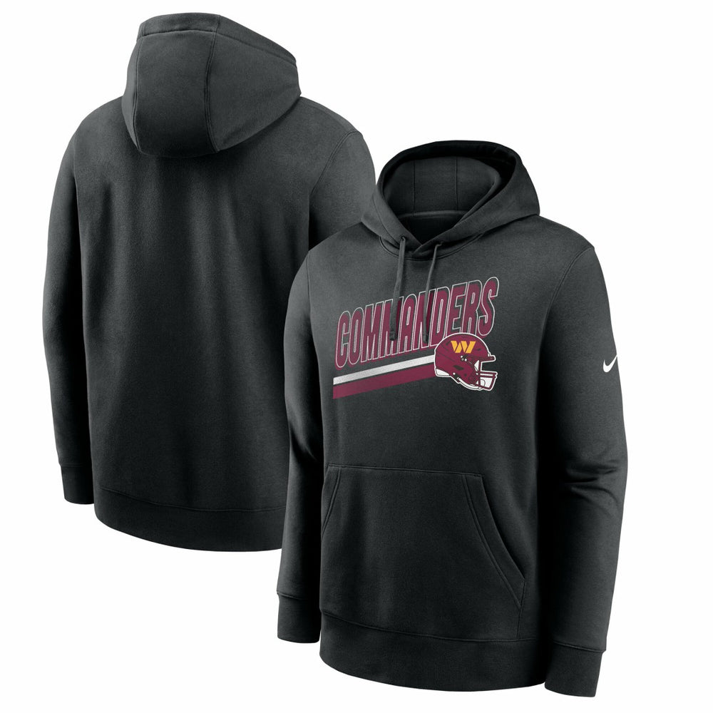 Washington Commanders Club Fleece Pullover Hoodie Black