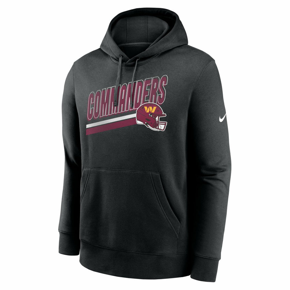Washington Commanders Club Fleece Pullover Hoodie Black