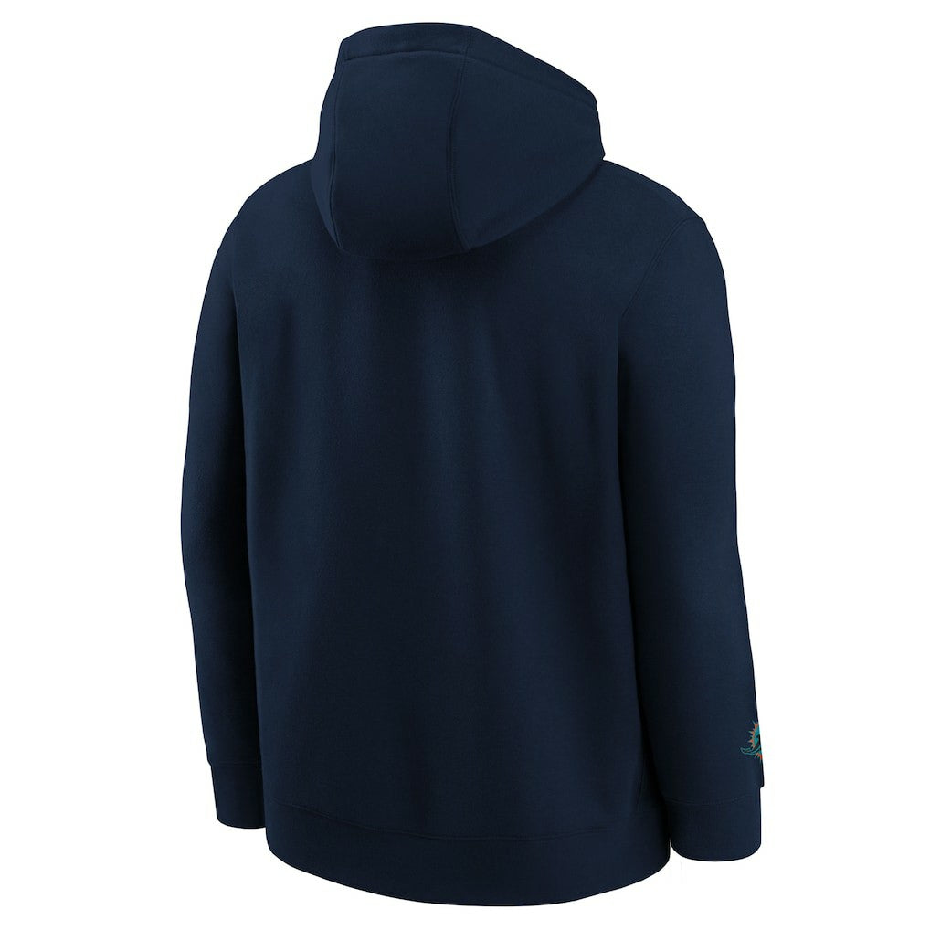 Miami Dolphins Youth 2025 Rivalries Collection Club Hoodie Pitch Blue