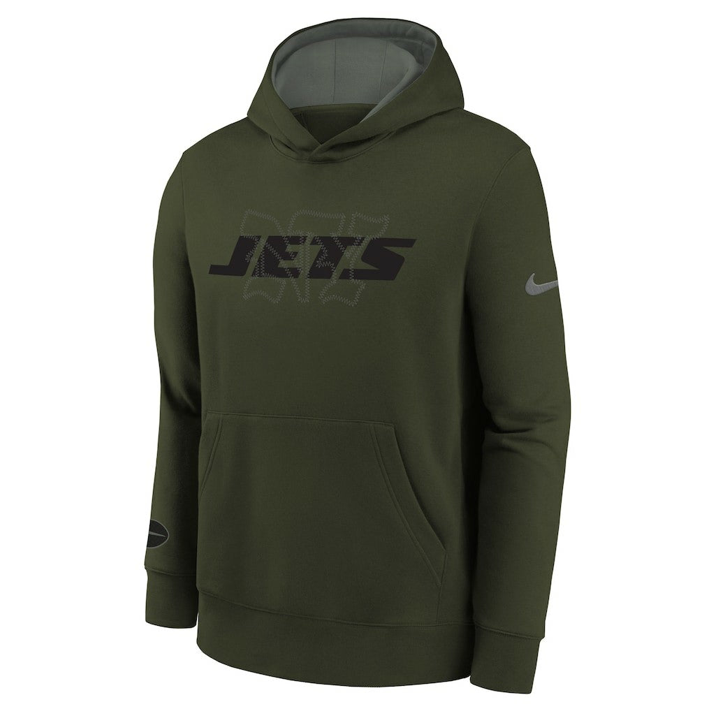 New York Jets Youth 2025 Rivalries Collection Club Hoodie Gotham Green